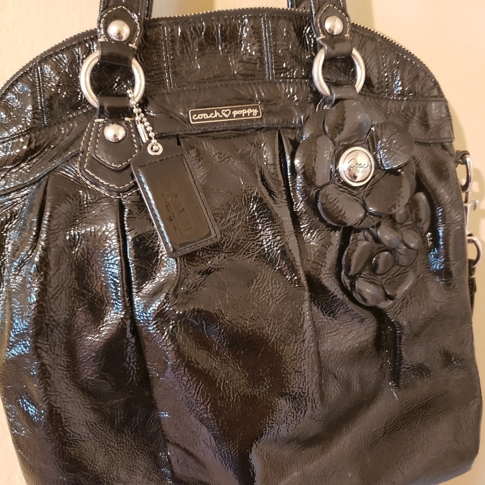 Coach Poppy Black Daisy bag